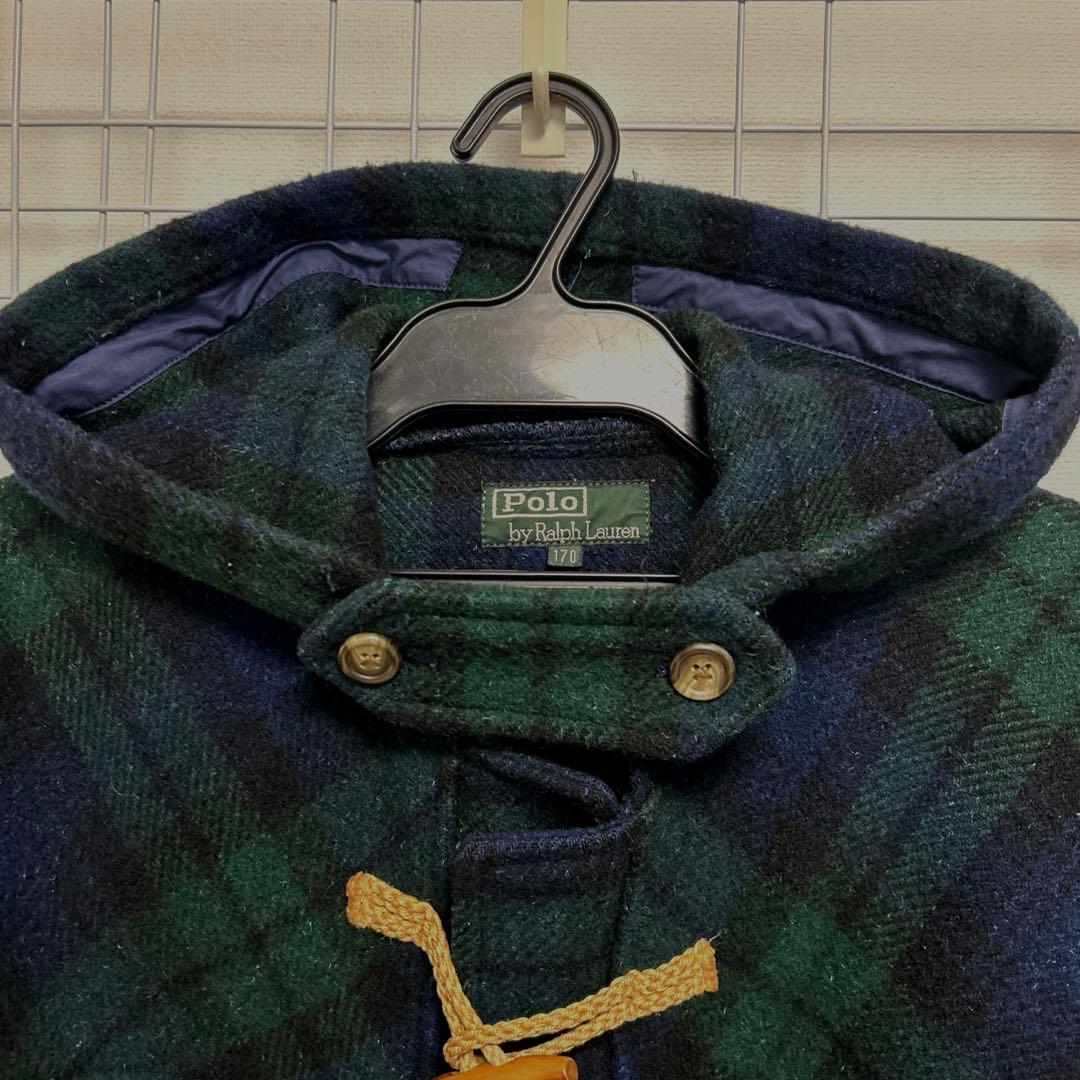 最終値下げ❗️Polo by RalphLauren★チェック☆ダッフルコート