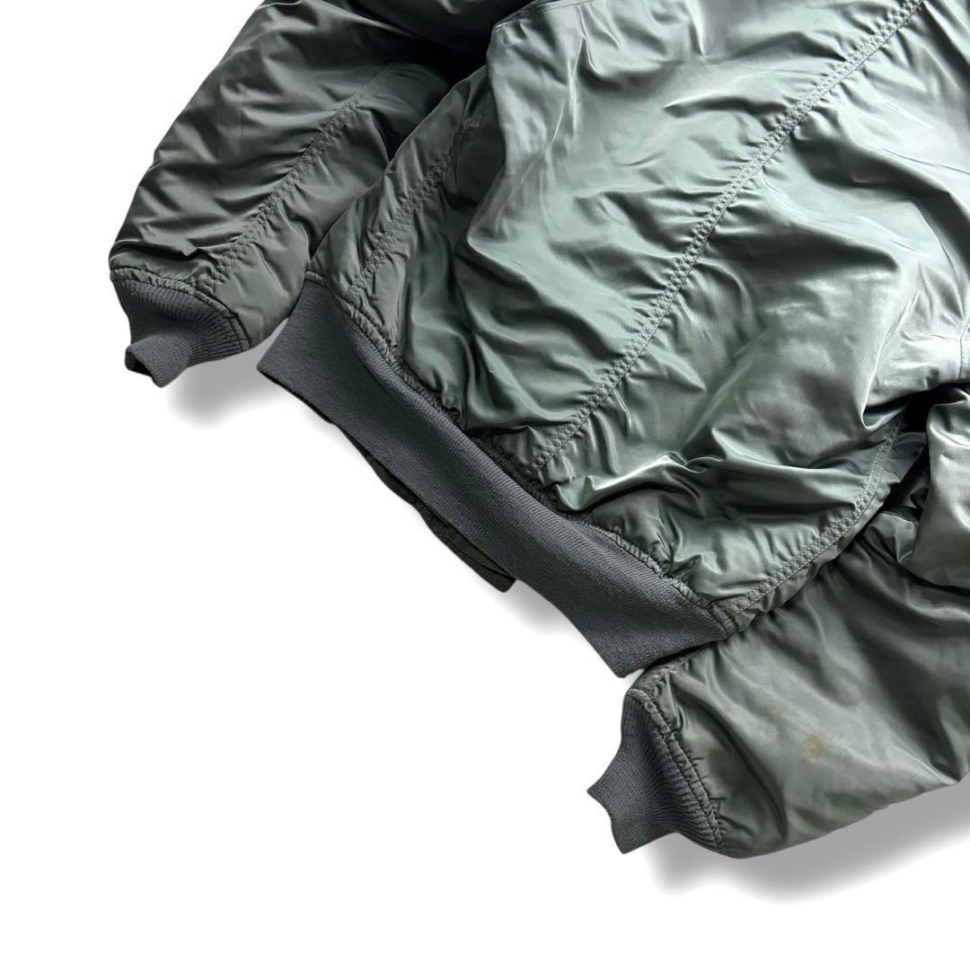 美品 ALPHA N-2B 90s フライトジャケット ブルゾン カーキー S