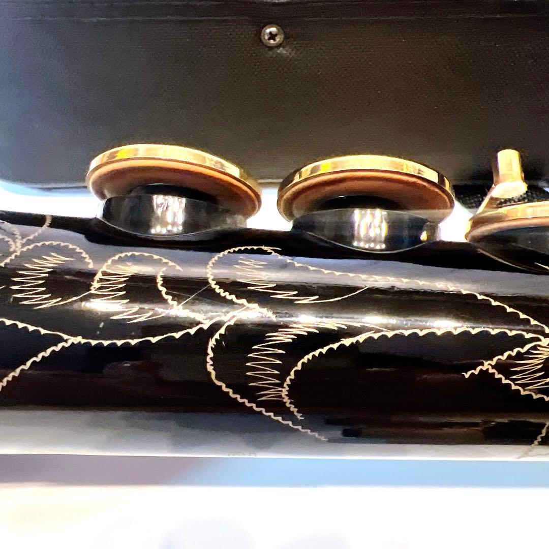 【美品】ammoon ソプラノサックス SAX ブラックラッカー　希少モデル