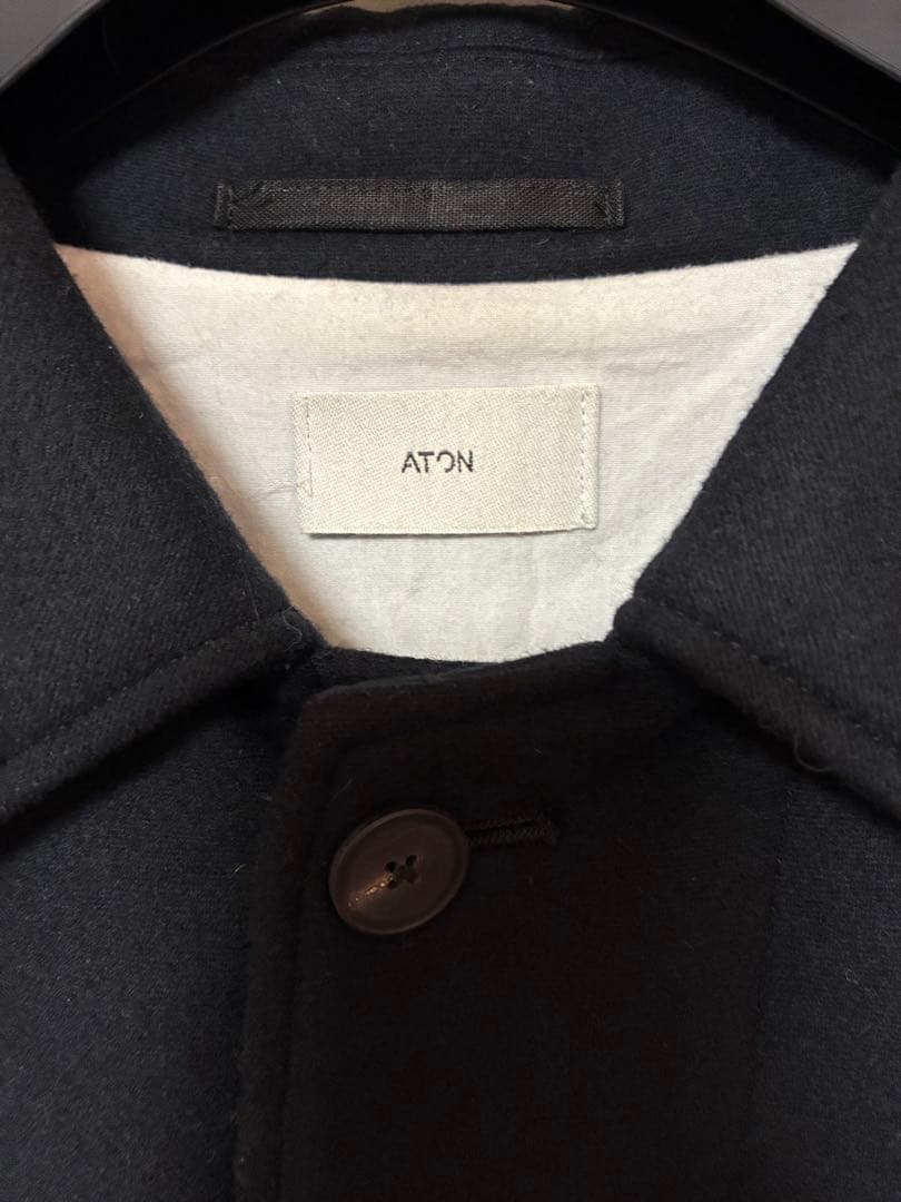 ジャケット・アウター ATON SUPER 160S BALMACAAN COAT