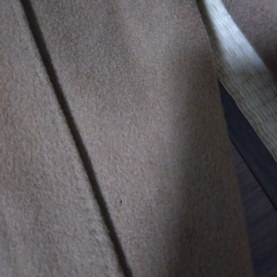 【カシミヤ100%】 バレンシアガ ステンカラーコート 比翼ボタン ヴィンテージ