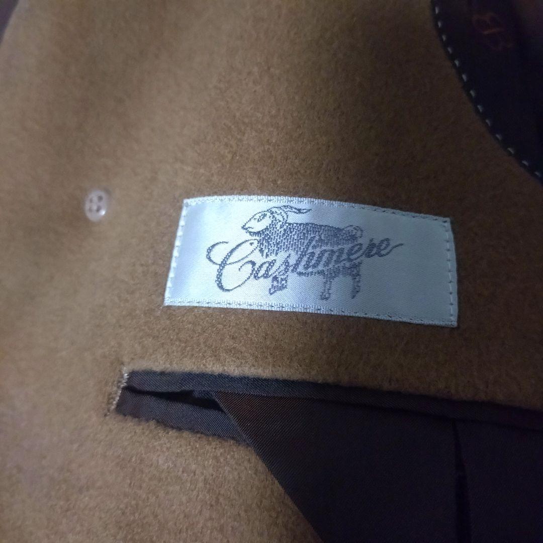 【カシミヤ100%】 バレンシアガ ステンカラーコート 比翼ボタン ヴィンテージ