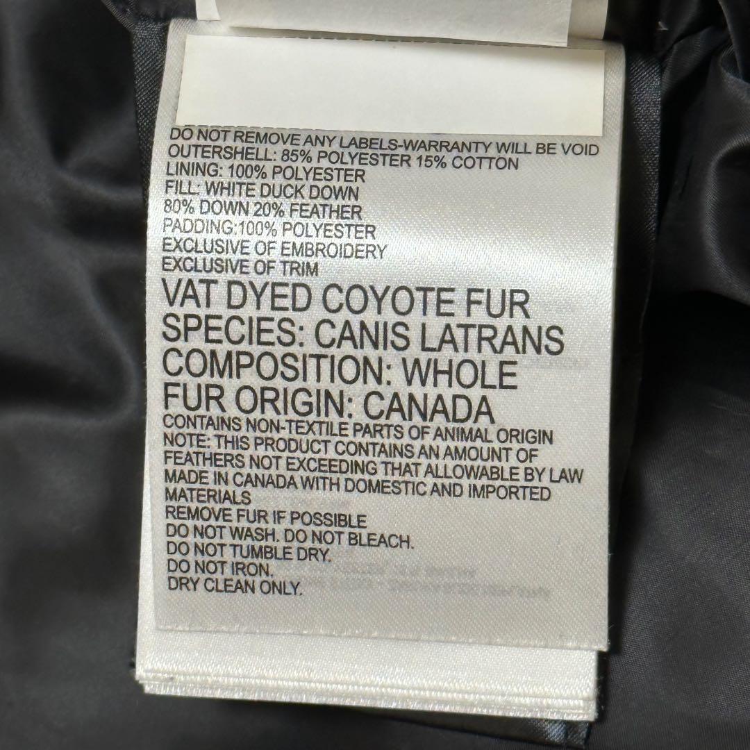 【美品】カナダグース シャトーパーカー ブラックレーベル ネイビー XXS