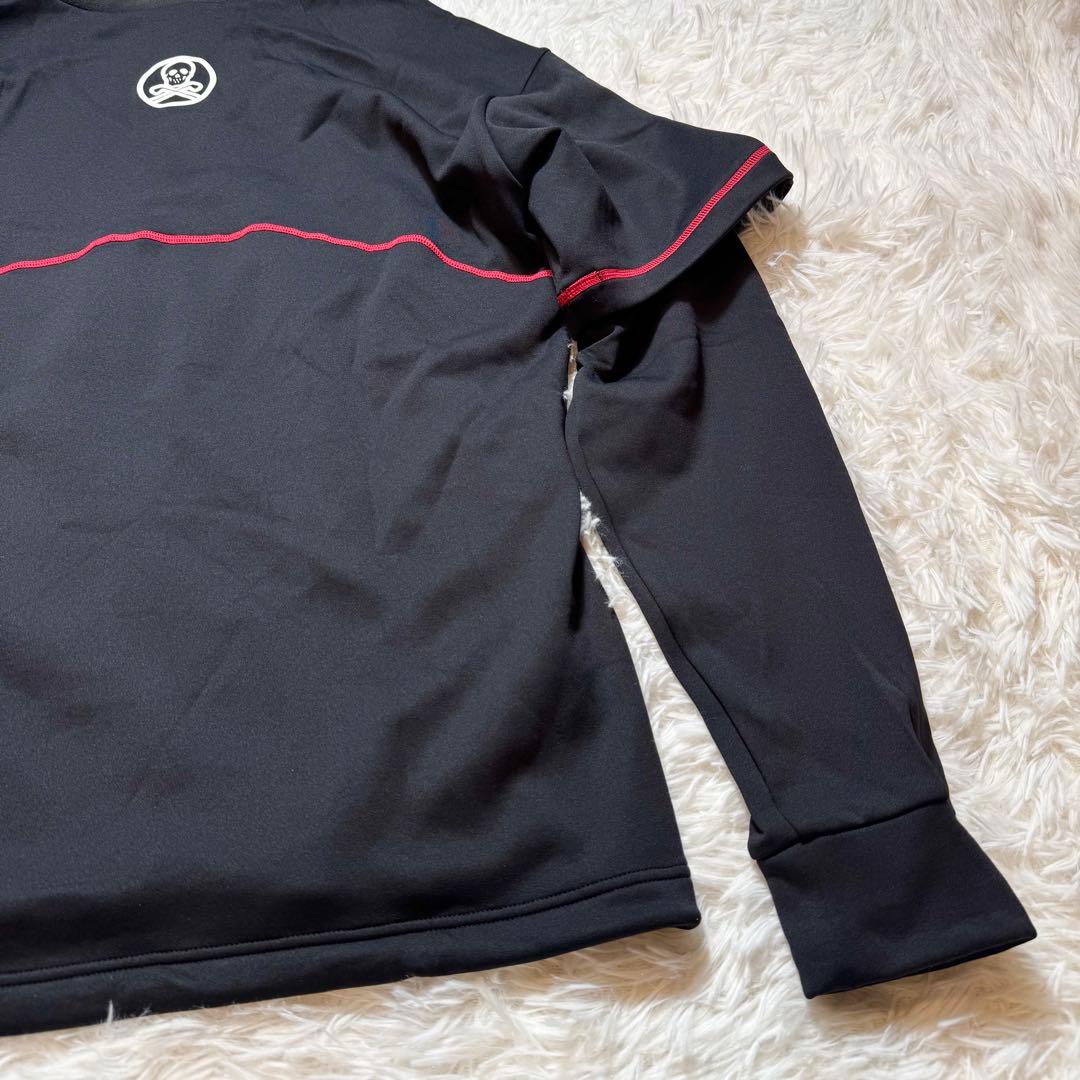 トシ様未使用に近い マークアンドロナ 長袖 タートル フリース 重ね着風 XL