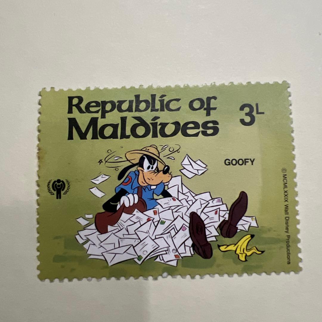 Goofyクラシック海外切手 10枚セット（消印なし） ディズニー