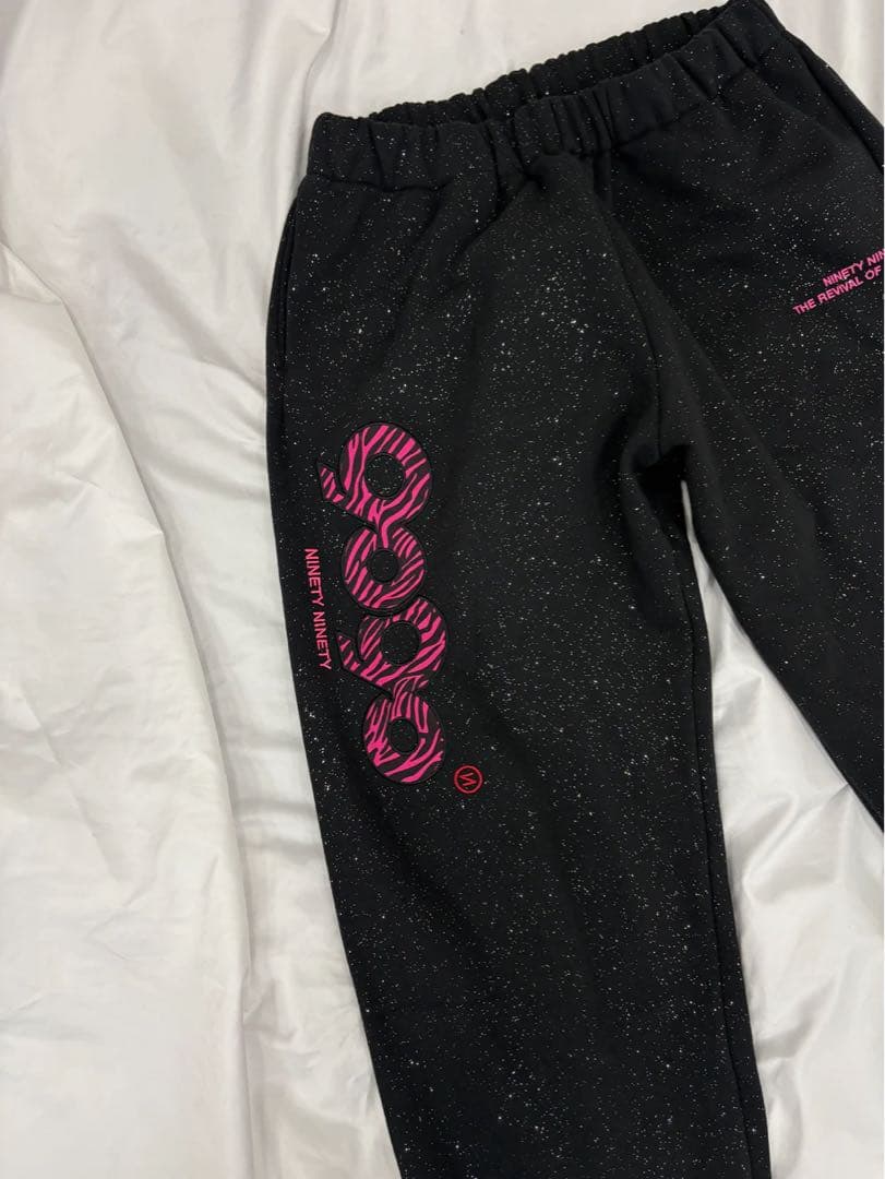 パンツ 9090 OG Logo Glitter Sweat Pants S
