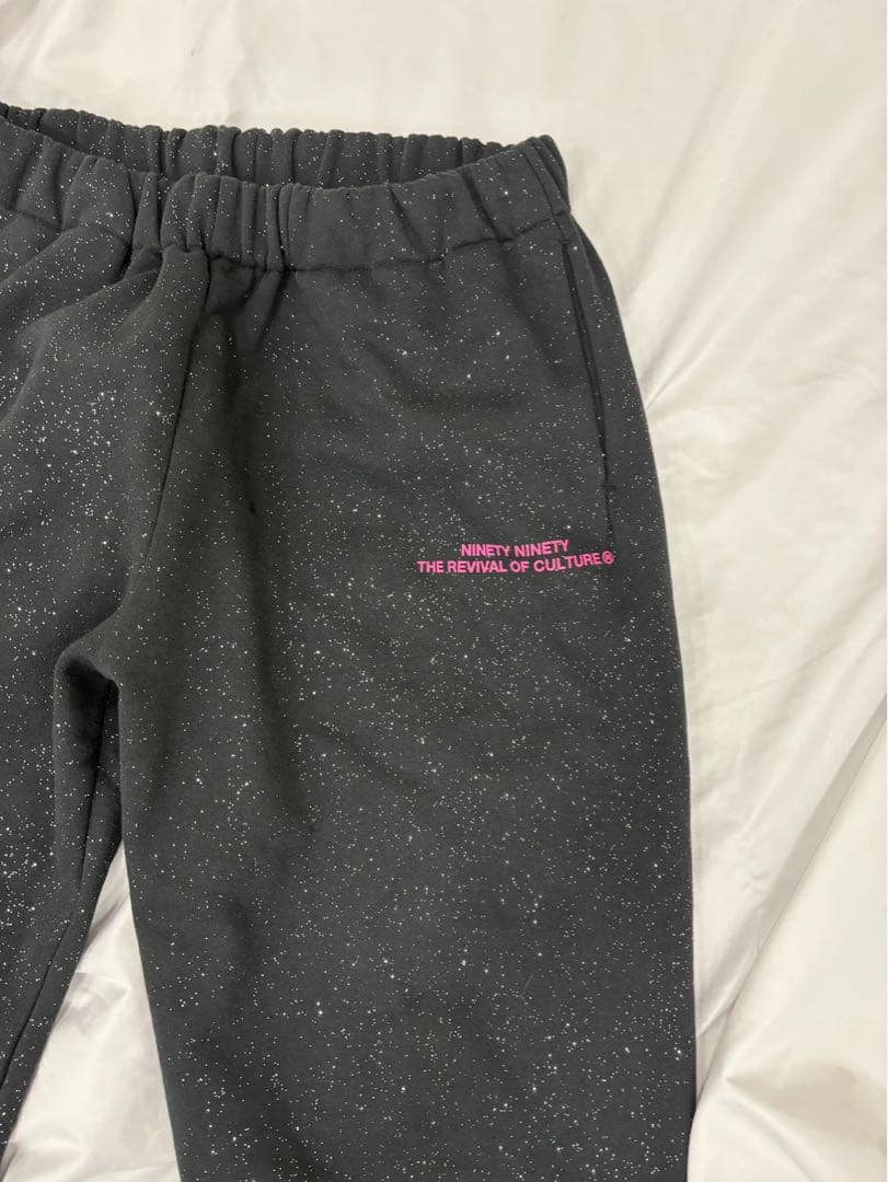 パンツ 9090 OG Logo Glitter Sweat Pants S