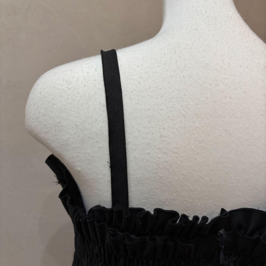 LA PEAU DE GEM buri bare top ベアトップ ブラック