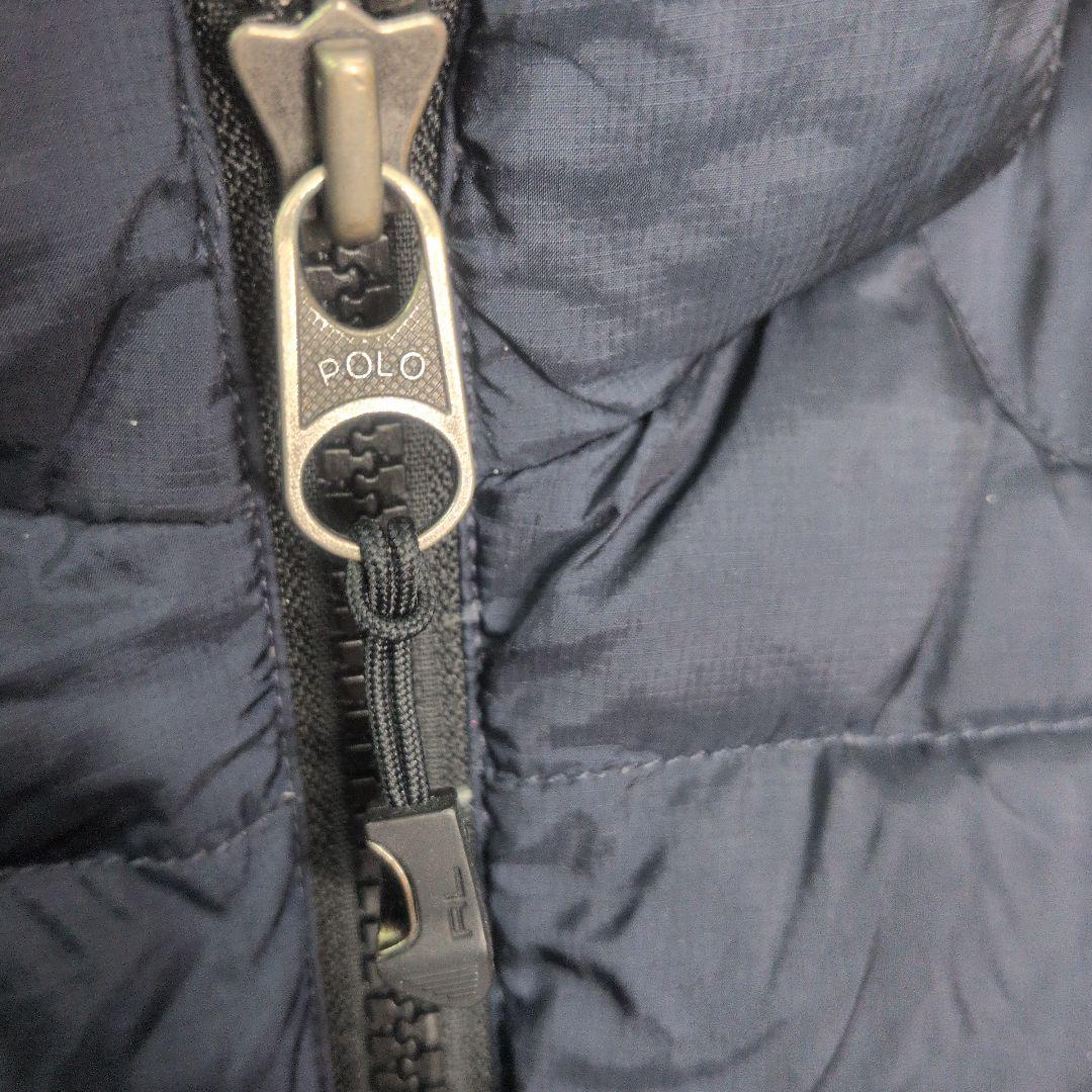 ポロ　ラルフローレン ダウンジャケット L ネイビー ビッグポニー刺繍