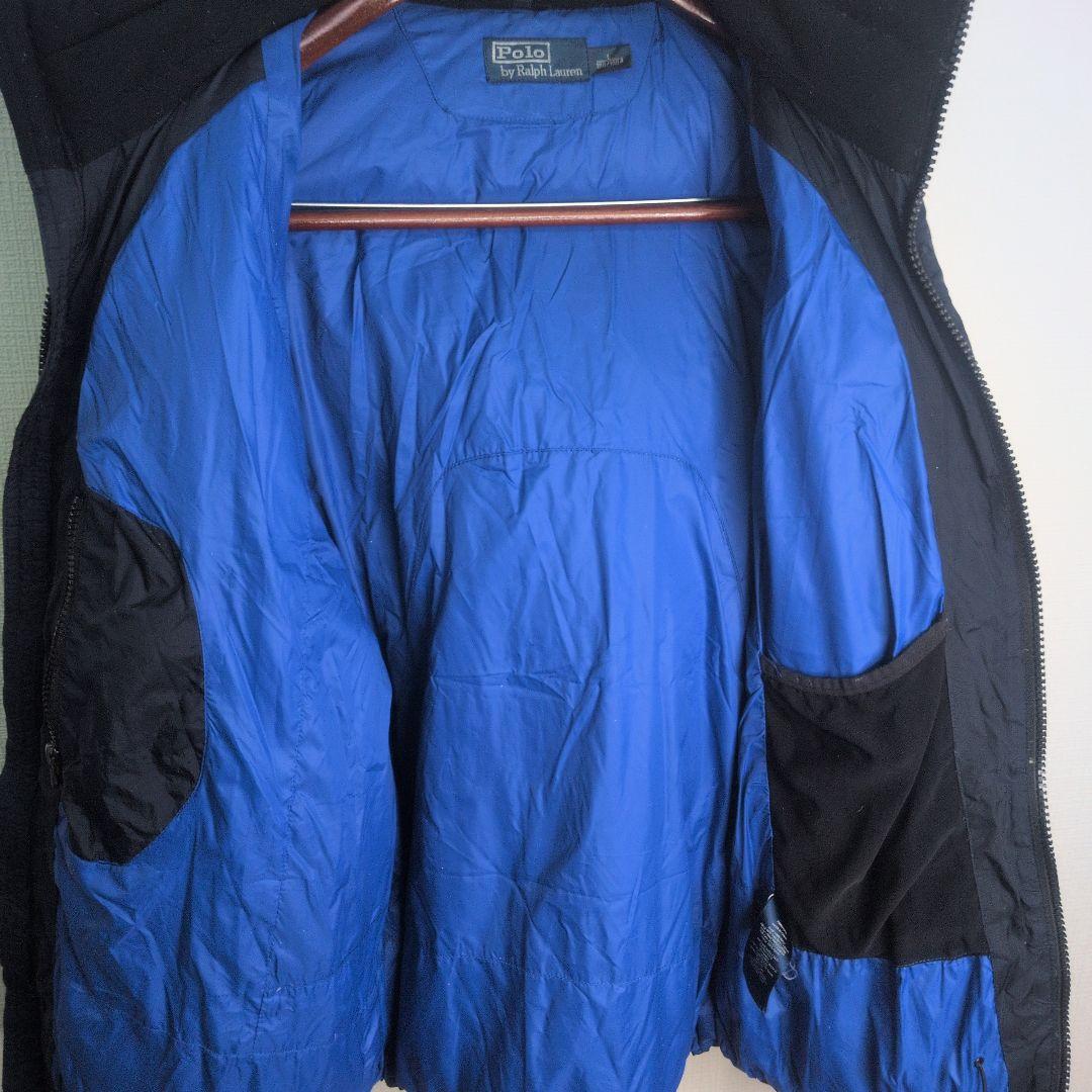 ポロ　ラルフローレン ダウンジャケット L ネイビー ビッグポニー刺繍