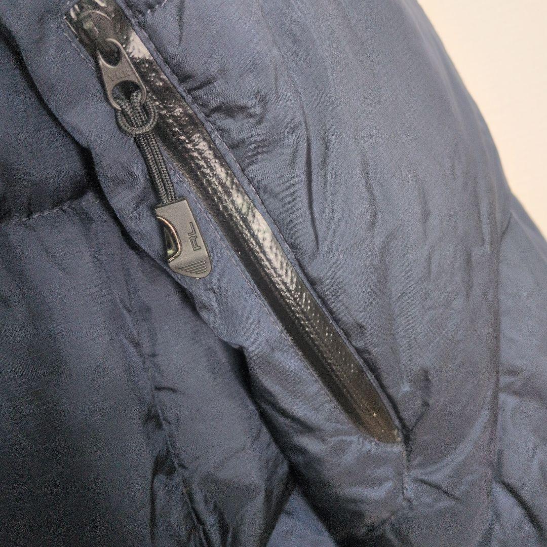 ポロ　ラルフローレン ダウンジャケット L ネイビー ビッグポニー刺繍