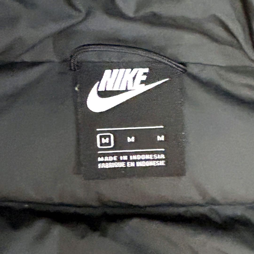 【美品】NIKE ロングダウンコート ベンチコート Mサイズ ブラック