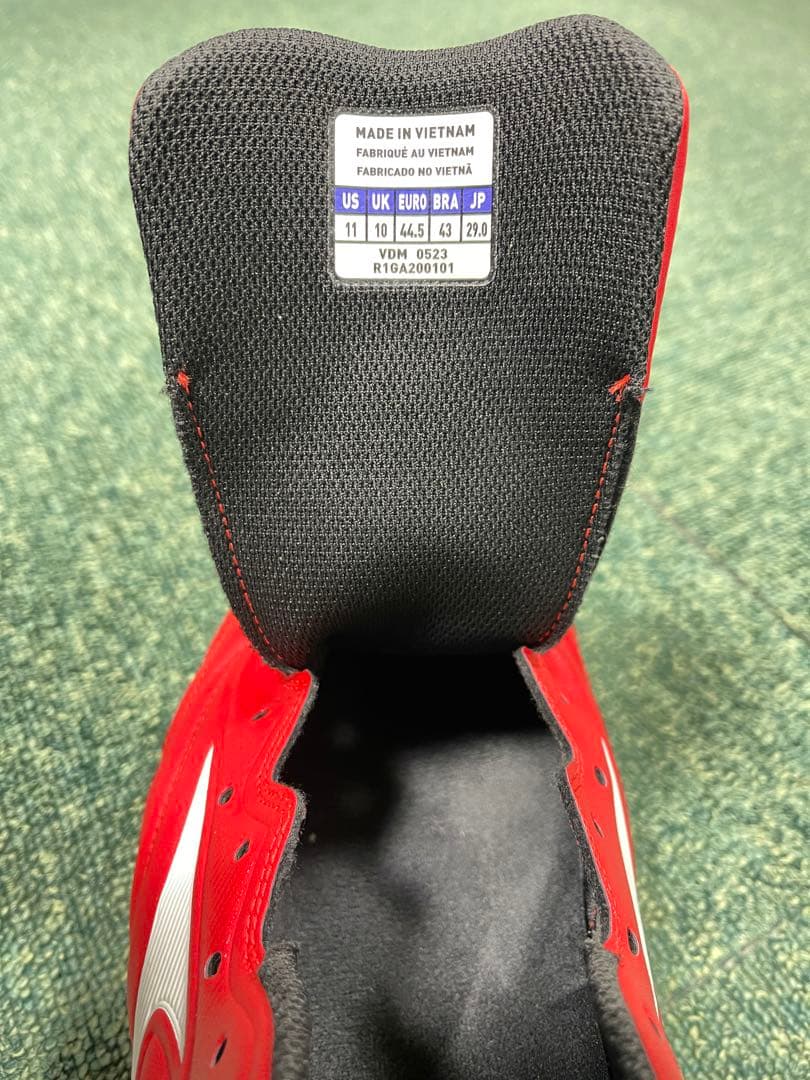 ラグビーシューズ レッド US 11