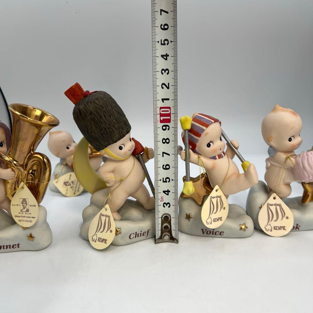 《希少》ローズ・オニール　キューピー　ブラスバンドシリーズ　10点　加藤工芸
