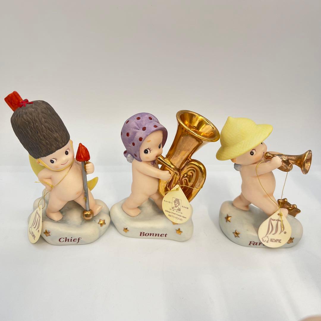 《希少》ローズ・オニール　キューピー　ブラスバンドシリーズ　10点　加藤工芸