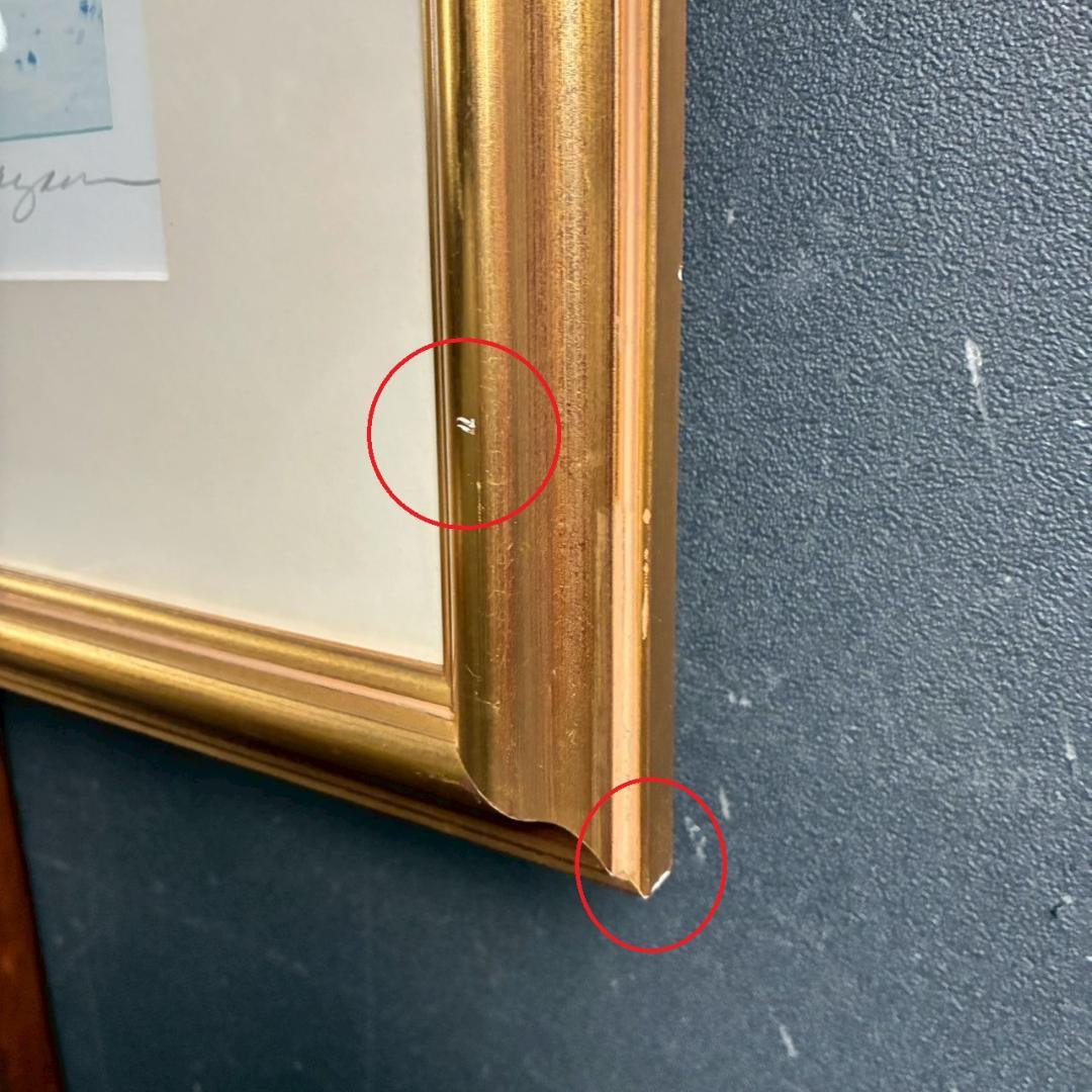 美品 レスリー・セイヤー「サンフランシスコ」シルクスクリーン 大作 直筆サイン入