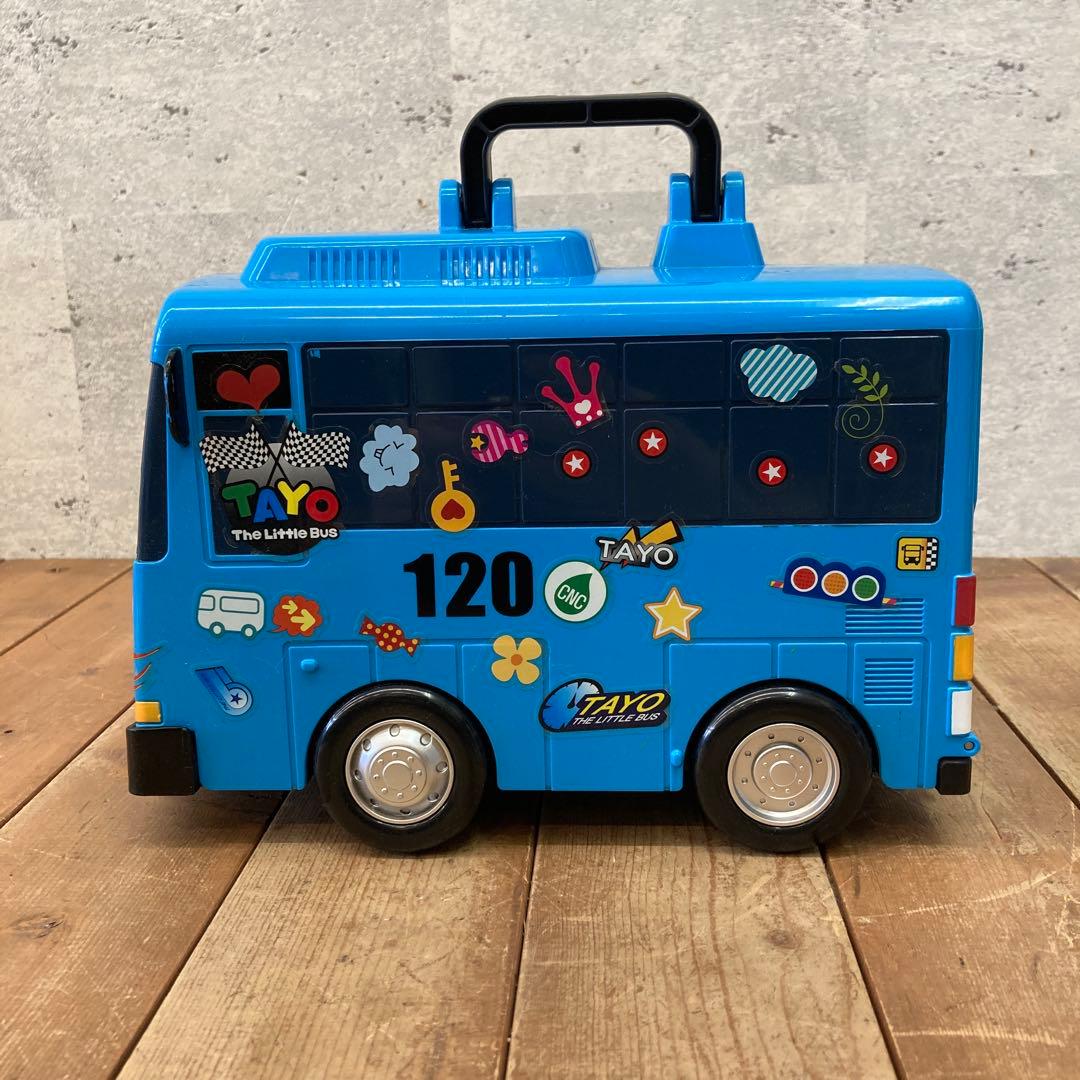 ちびっこバス タヨ TAYO 韓国 ミニカーキャリア おもちゃ ミニカー