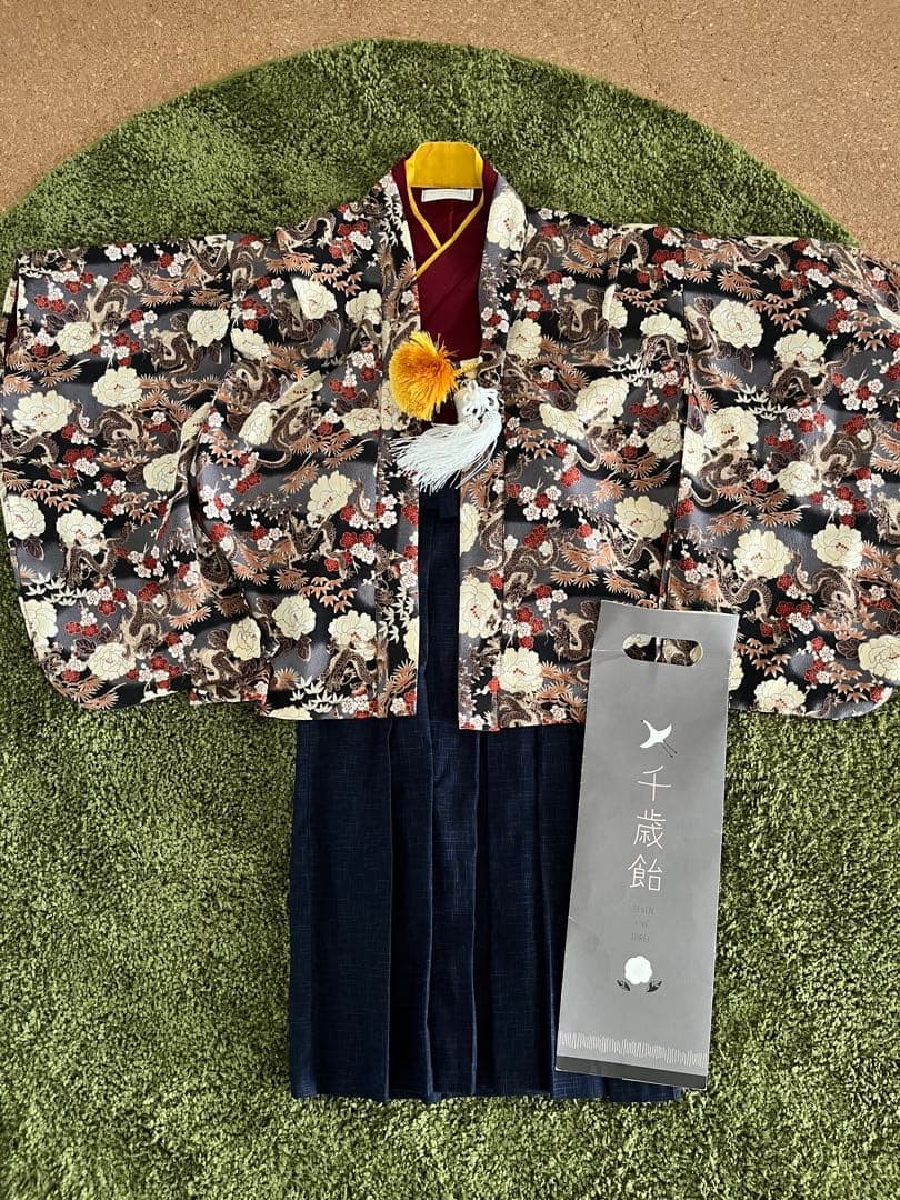 七五三用 和装セット　5歳　男の子　100 110 120