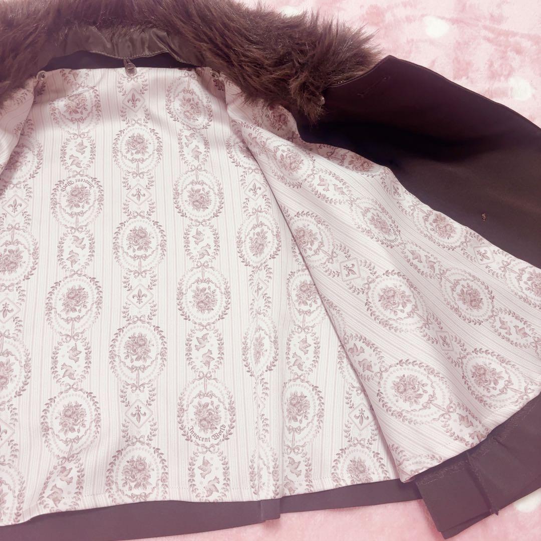ロリータ　ファー付きケープコート　Innocent World ショート
