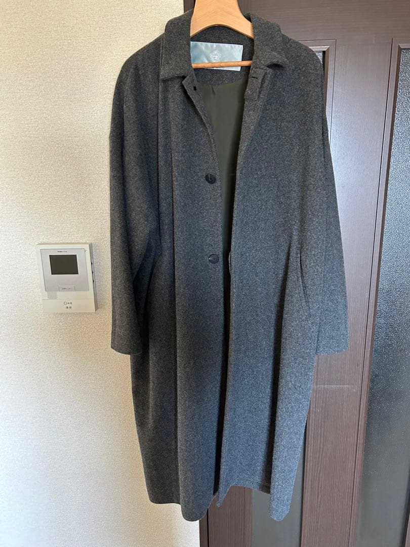 【バフェット】Dulcama　メンズ　ステンカラーコート　Bigメルトン