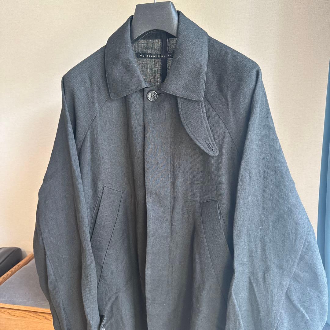 my beautiful landlet 24ss尾州ジャパンリネンハーフコート