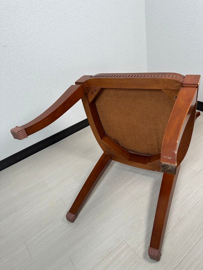 （4/6）英国 アンティーク YAZHEN ダイニングチェア 食卓椅子 ※i4※