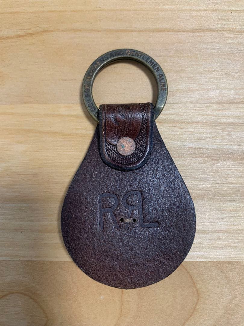 RRL ダブルアールエル ツールドレザー コンチョ キーフォブ キーリング②