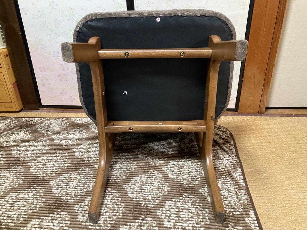 ニトリ リビングダイニング1人用チェア Nシールド リラックスワイド ブラウン