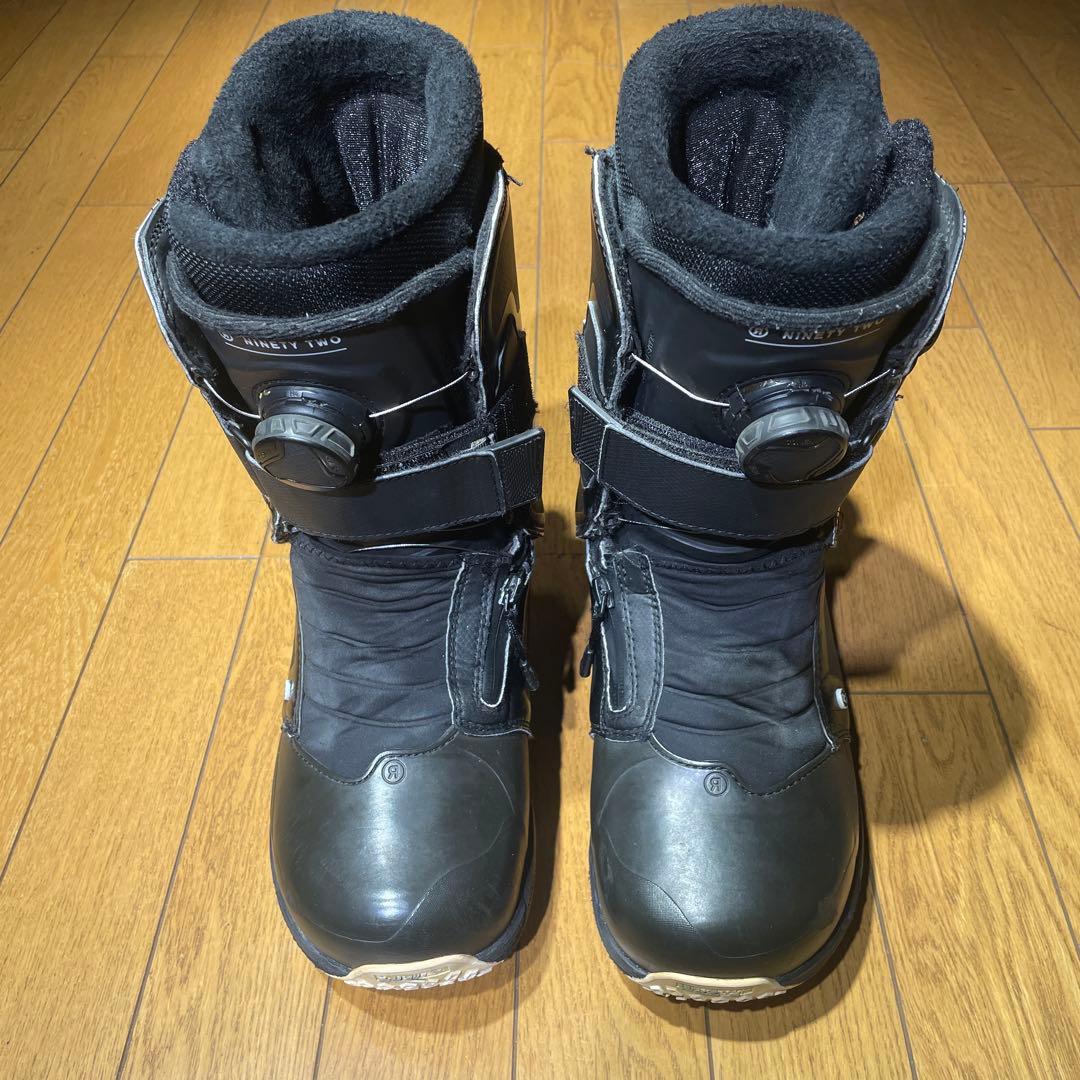 名機RIDEライドTHE92 25.0cm ダブルBOA グラトリ・フリーライド