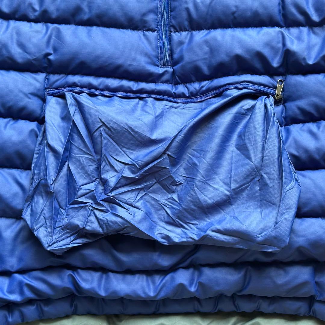 2007年 patagonia ダウンセーターフーディ L ブルー