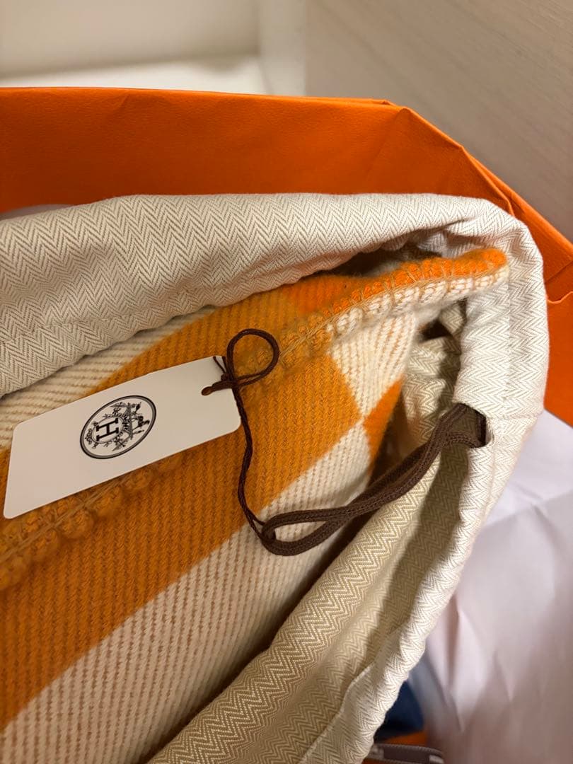 HERMES】バヤデールブランケット➕クッション