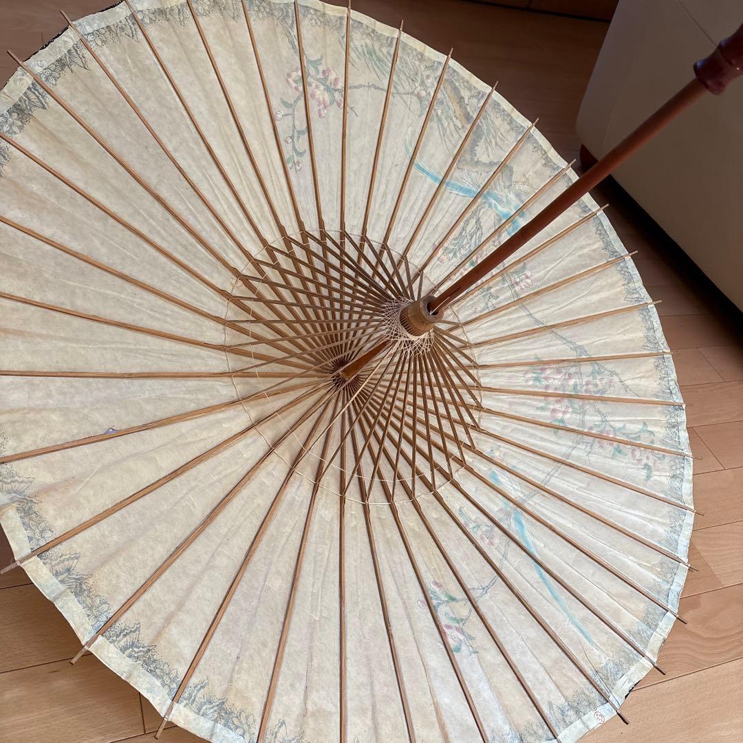 フランス アンティーク ヴィンテージ 傘 蛇目傘
