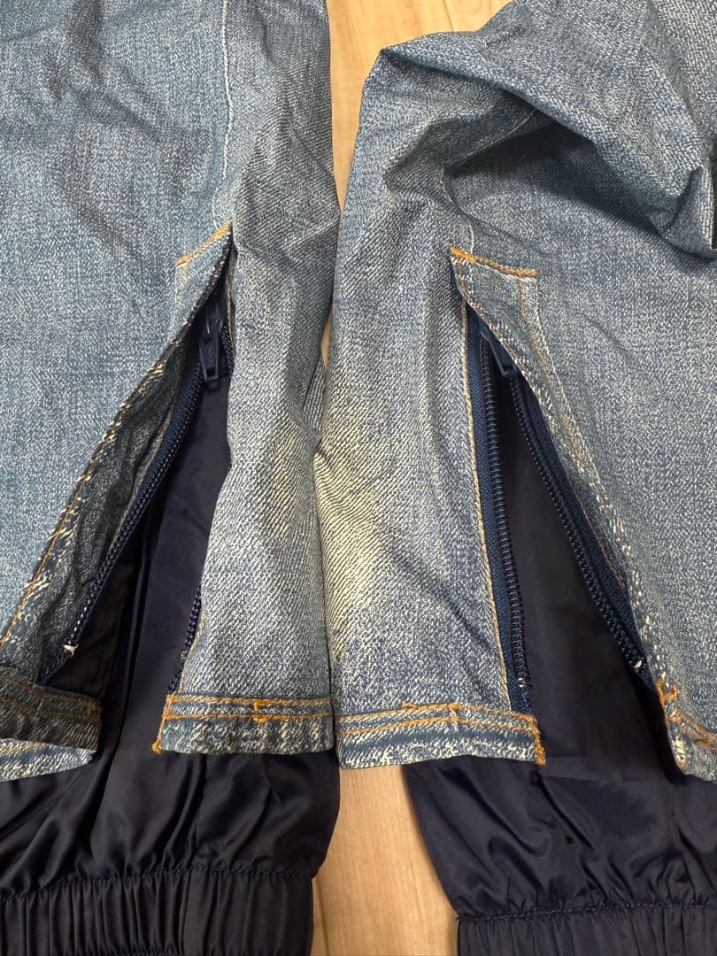 【美品】バートン BURTON GORE-TEX スノーボードパンツＬデニム柄