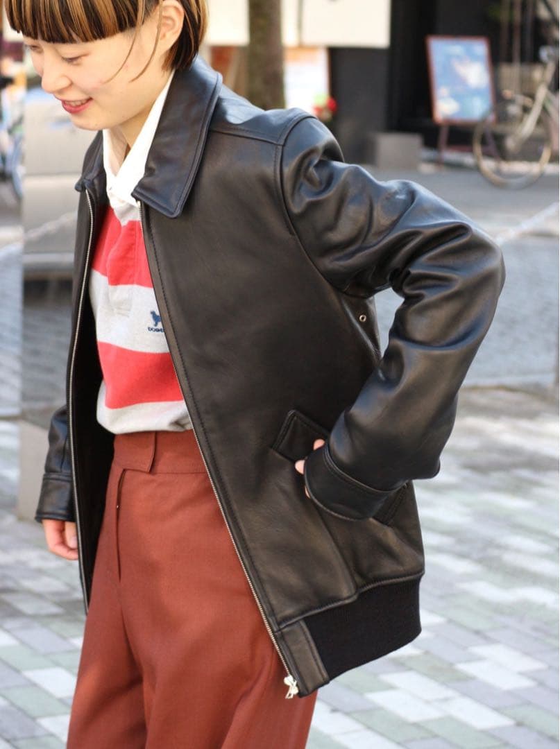 A.P.C. アーペーセー モトブルゾン レザージャケット 革ジャン M