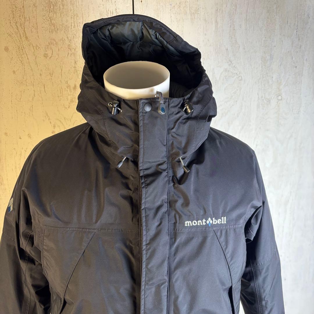 モンベル　ゴアテックス　ダウン　ブラック　Sサイズ 程度良い