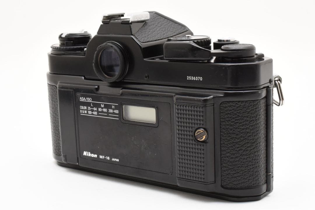 【動作品】 Nikon ニコン FE2 ブラック ボディ フィルム一眼レフ