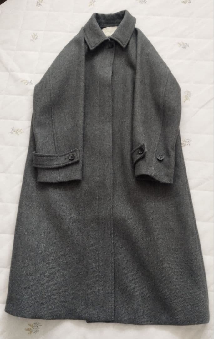 MANTECO ステンカラーコート　ユナイテッドアローズ　ダークグレー　38