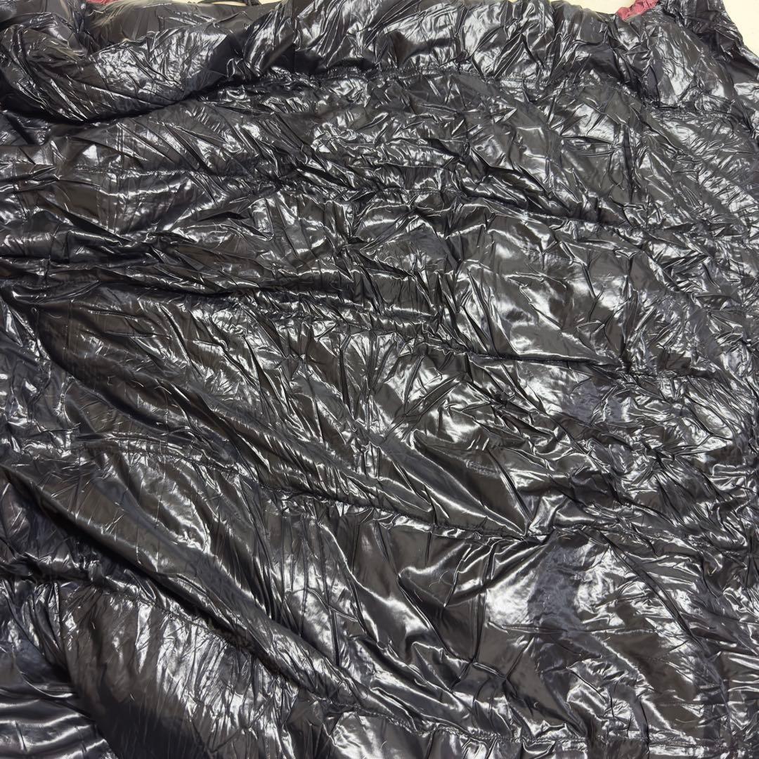 美品NANGA ダウンシュラフ760FP寝袋810DX ショートサイズ　レッド