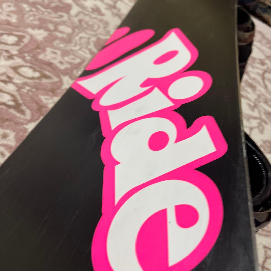 RIDE 142cm 初心者向け 子供 レディース スノーボードセット K2ビン