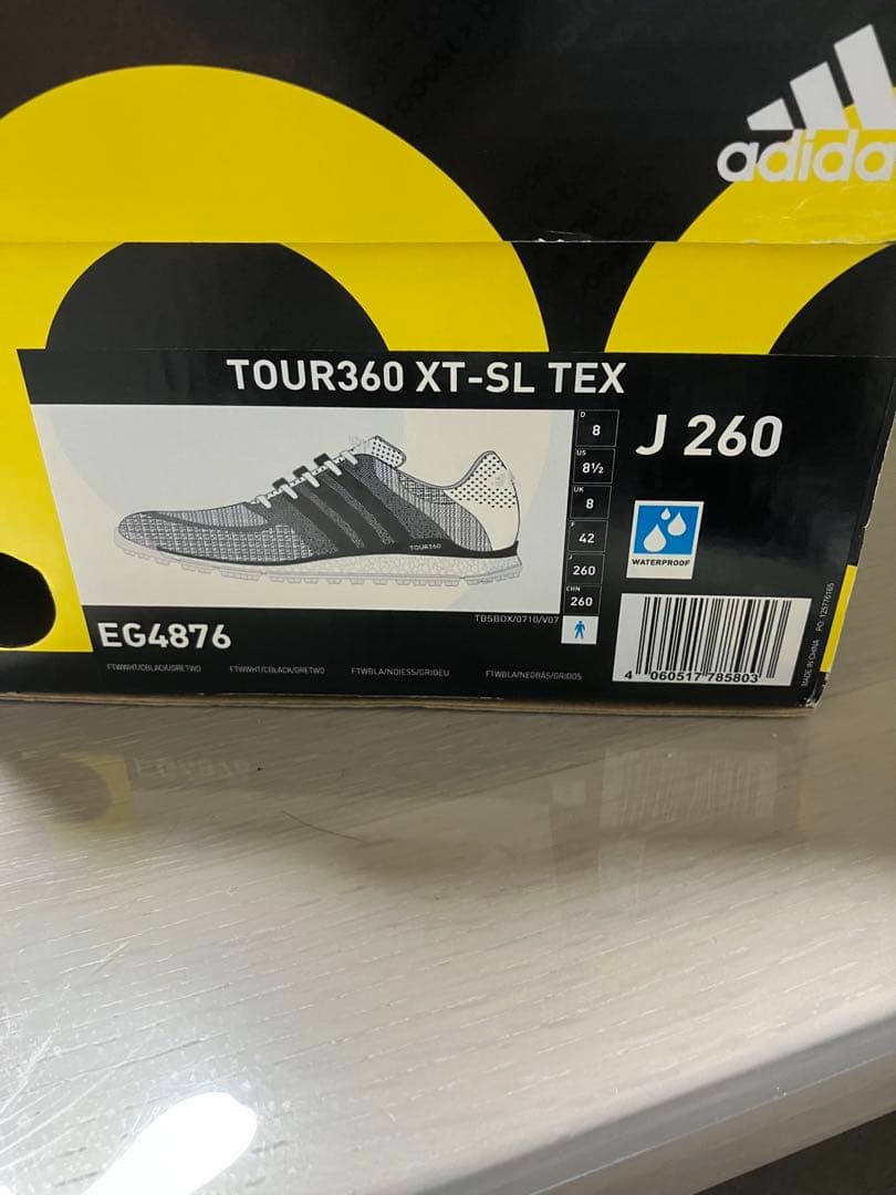 adidas Tour360 XT -SL TEXゴルフ26.0cm未使用新品
