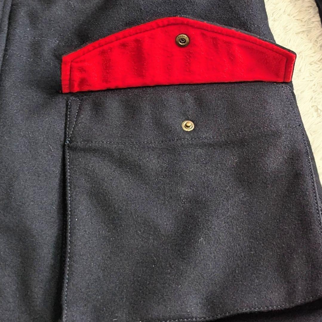 良品◎ポールスミスコレクション 2wayブルゾン コート 中綿 フード付 紺 M