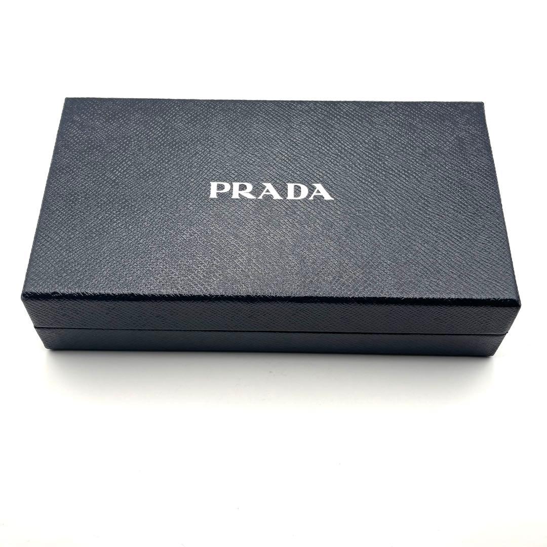 プラダ 長財布 三角ロゴ サフィアーノ レザー ブラック 1M1132 箱
