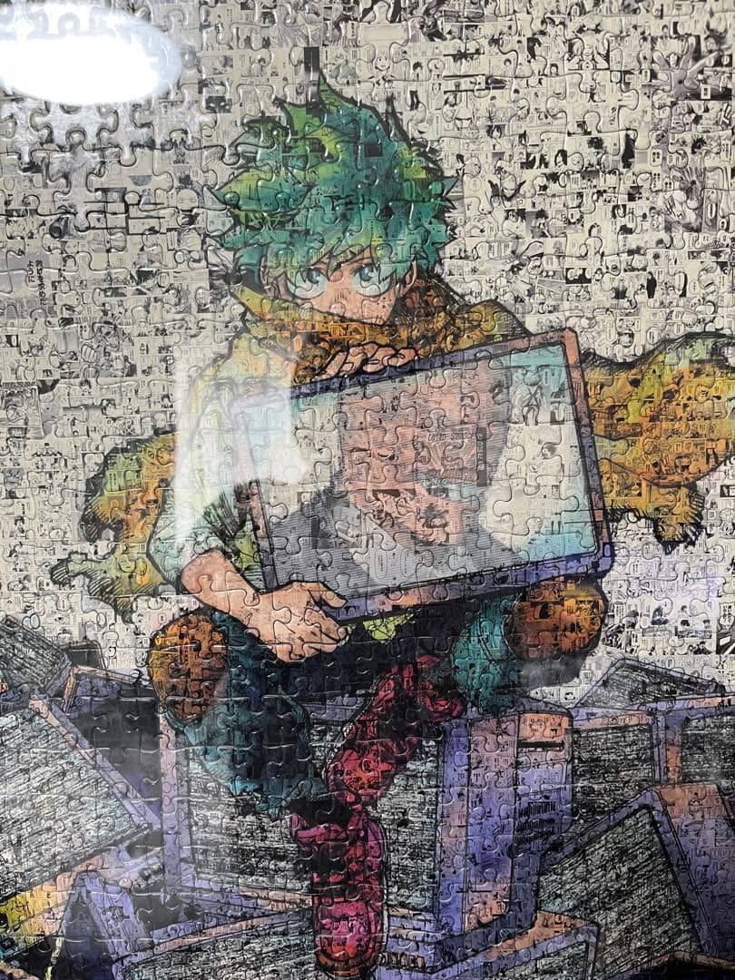 僕のヒーローアカデミア　モザイクアートパズル　パズル　完成品　２点セット