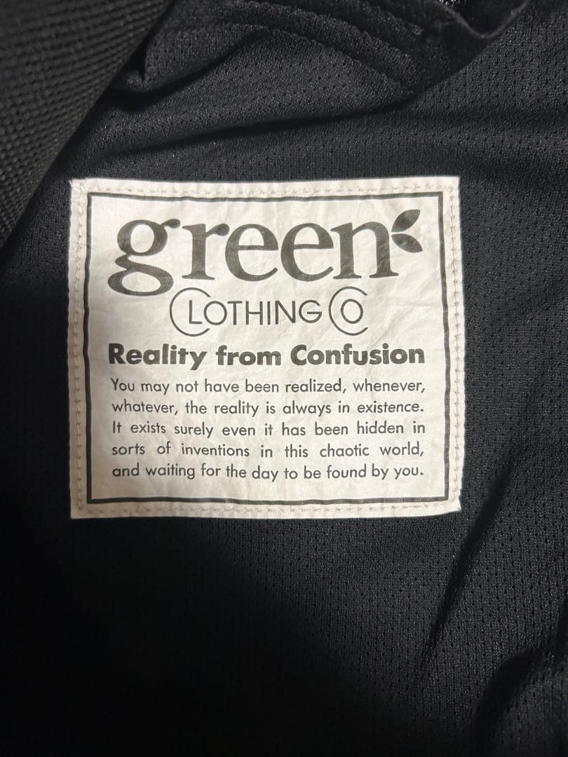 グリーン フード付き ジャケット