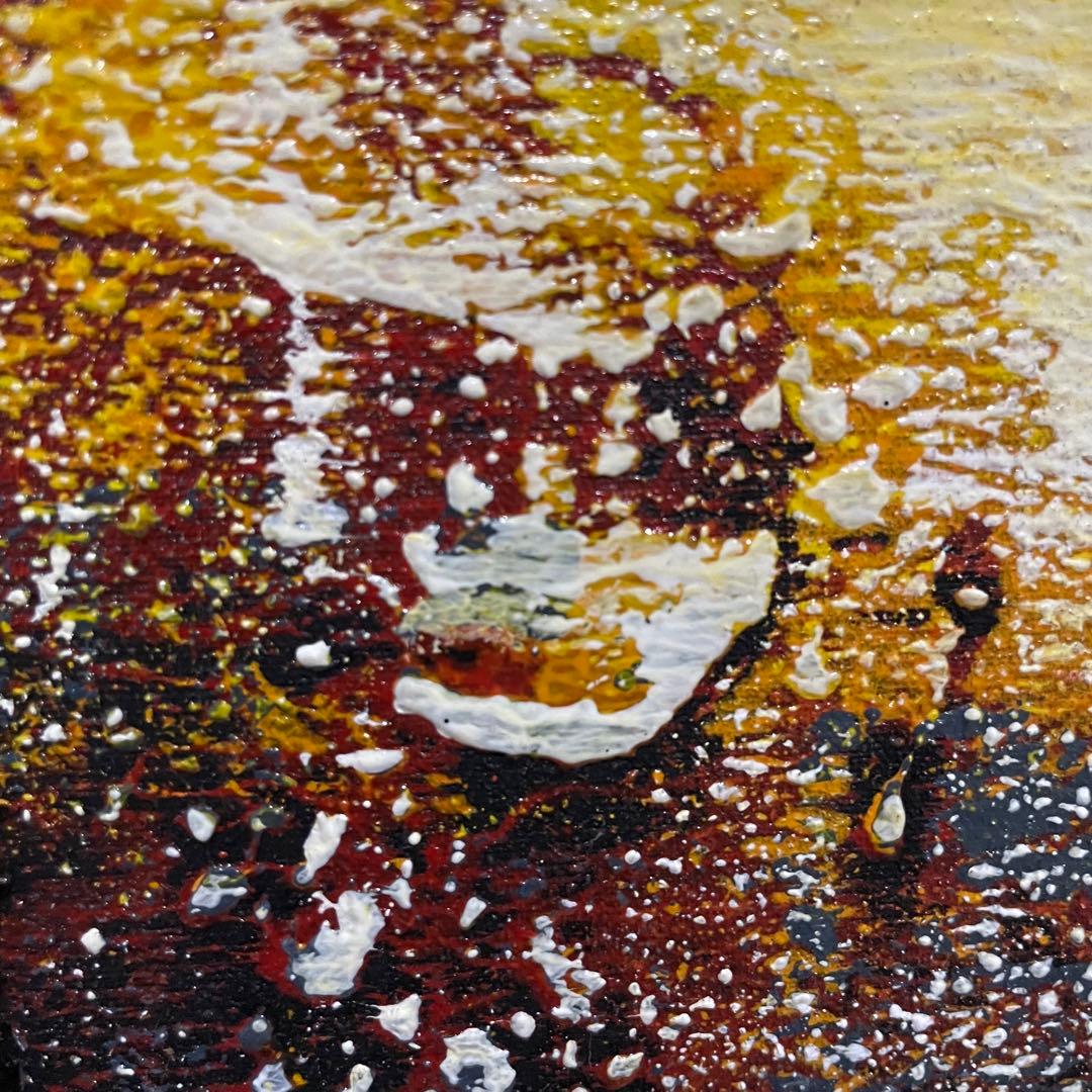 セール モダンアート インテリア 抽象画 油絵 アジアン バリ 2枚