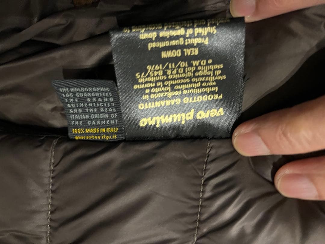 Moorer ブラウングレー ダウンジャケット