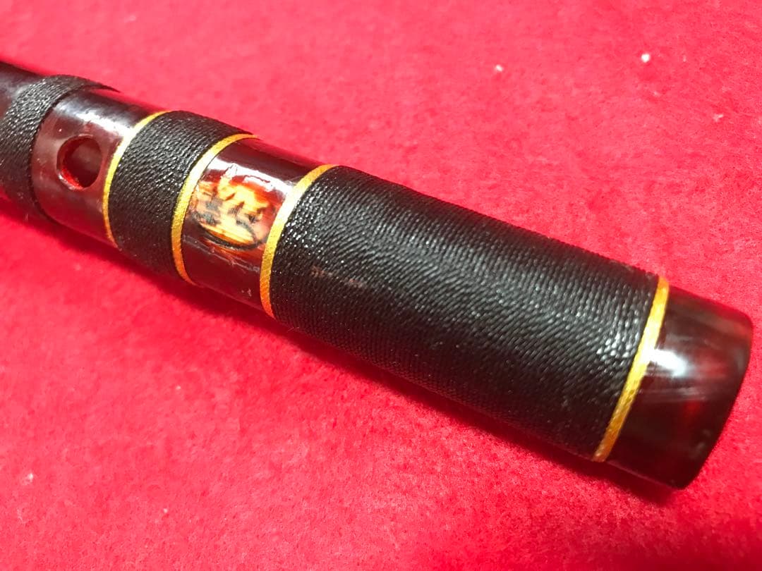 秋広笛☆6本調子七穴ドレミ調律☆B♭☆篠笛 - メルカリ