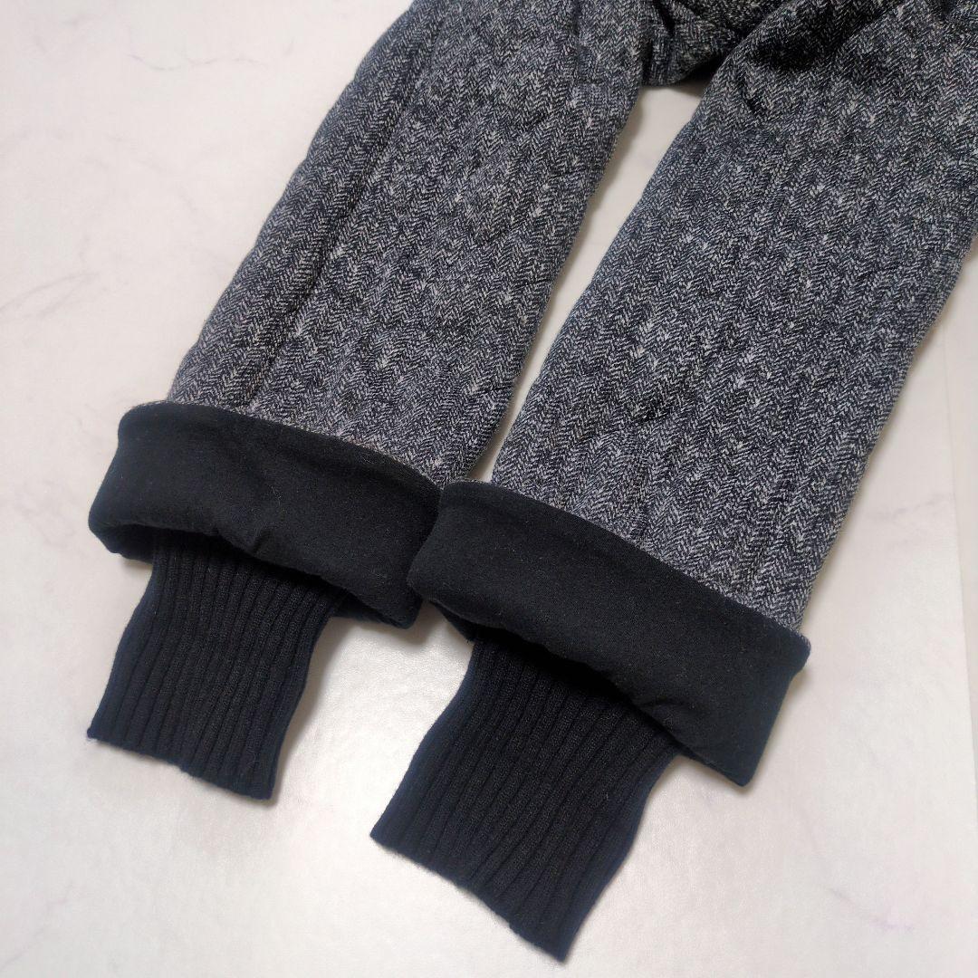 美品✨️pas de calais ヘリンボーン 中綿キルティング ロングコート