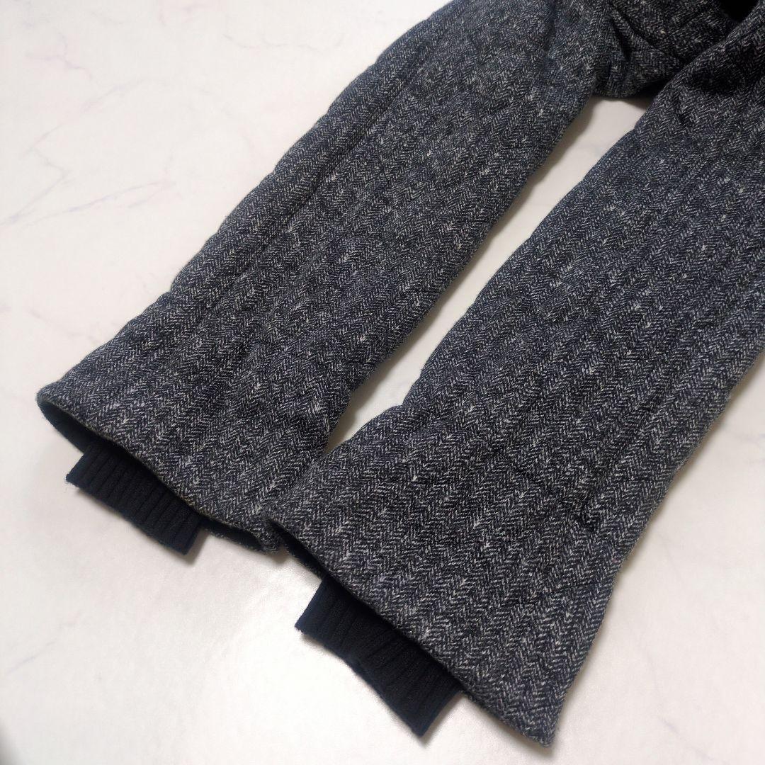 美品✨️pas de calais ヘリンボーン 中綿キルティング ロングコート