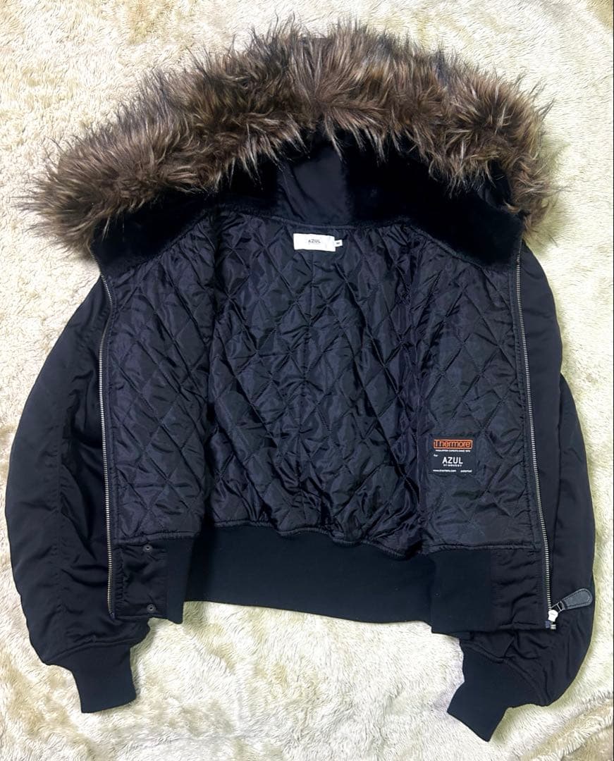 moussy N-2Bフライトジャケット　美品　y2k 鬼ファー　ギャル